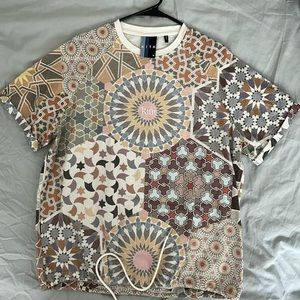 KITH seersucker mosaic shirt